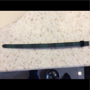 Reversible plaid/velvet keeper